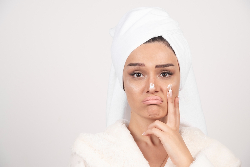 open pores