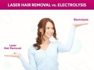 Laser Hair Removal vs. Electrolysis